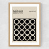 Oak And Beige Bauhaus Medium Oak Frame