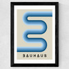 Blue Stripes Bauhaus