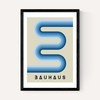 Blue Stripes Bauhaus