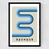 Blue Stripes Bauhaus