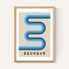 Blue Stripes Bauhaus