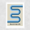 Blue Stripes Bauhaus