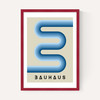 Blue Stripes Bauhaus