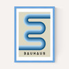 Blue Stripes Bauhaus