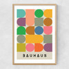 Colourful Bauhaus Narrow Oak Frame