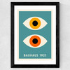 Geometric Eyes Bauhaus Wide Black Frame