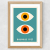 Geometric Eyes Bauhaus Wide Oak Frame