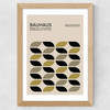 Mid Century Modern Bauhaus Wide Oak Frame