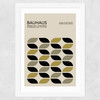 Mid Century Modern Bauhaus Wide White Frame