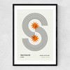 Minimalist Bauhaus Narrow Black Frame