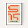 Orange Stripes Bauhaus
