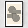 Retro Waves Medium Black Frame
