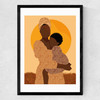 A Mother's Love Medium Black Frame