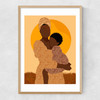A Mother's Love Narrow Oak Frame
