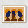 Her Phases Narrow Oak Frame