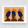 Her Phases Medium White Frame