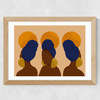 Her Phases Wide Oak Frame