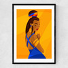Love Yourself by Sofia Doudine Narrow Black Frame