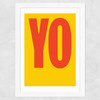 Yo Wide White Frame
