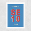 Greenwich SE10 Unframed Print