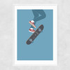 Kickflip Narrow White Frame