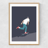 Skate away Narrow Oak Frame