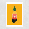 Chilli Sauce Unframed Print