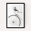338 White Minimal Bicycle