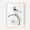 338 White Minimal Bicycle