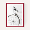 338 White Minimal Bicycle