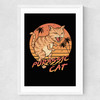 Purassic Cat Medium White Frame