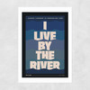 By the River Unframed Print