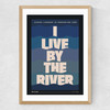 By the River Medium Oak Frame
