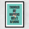 Thunder Medium Black Frame