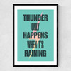 Thunder Narrow Black Frame