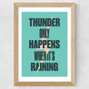 Thunder Wide Oak Frame