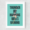 Thunder Medium White Frame