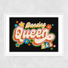 Dancing Queen Narrow White Frame
