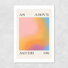 As Above So Below by Tiger Spirit Prints Unframed Print