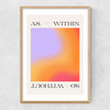 As Within So Without Narrow Oak Frame