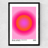 Balance by Tiger Spirit Prints Medium Black Frame