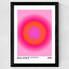Balance by Tiger Spirit Prints Wide Black Frame