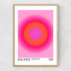 Balance by Tiger Spirit Prints Narrow Oak Frame
