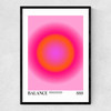 Balance by Tiger Spirit Prints Narrow Black Frame