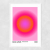 Balance by Tiger Spirit Prints Narrow White Frame