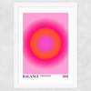 Balance by Tiger Spirit Prints Wide White Frame