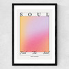 Feed The Soul Medium Black Frame