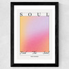 Feed The Soul Wide Black Frame