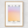 Free The Mind Medium Oak Frame