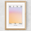 Free The Mind Wide Oak Frame